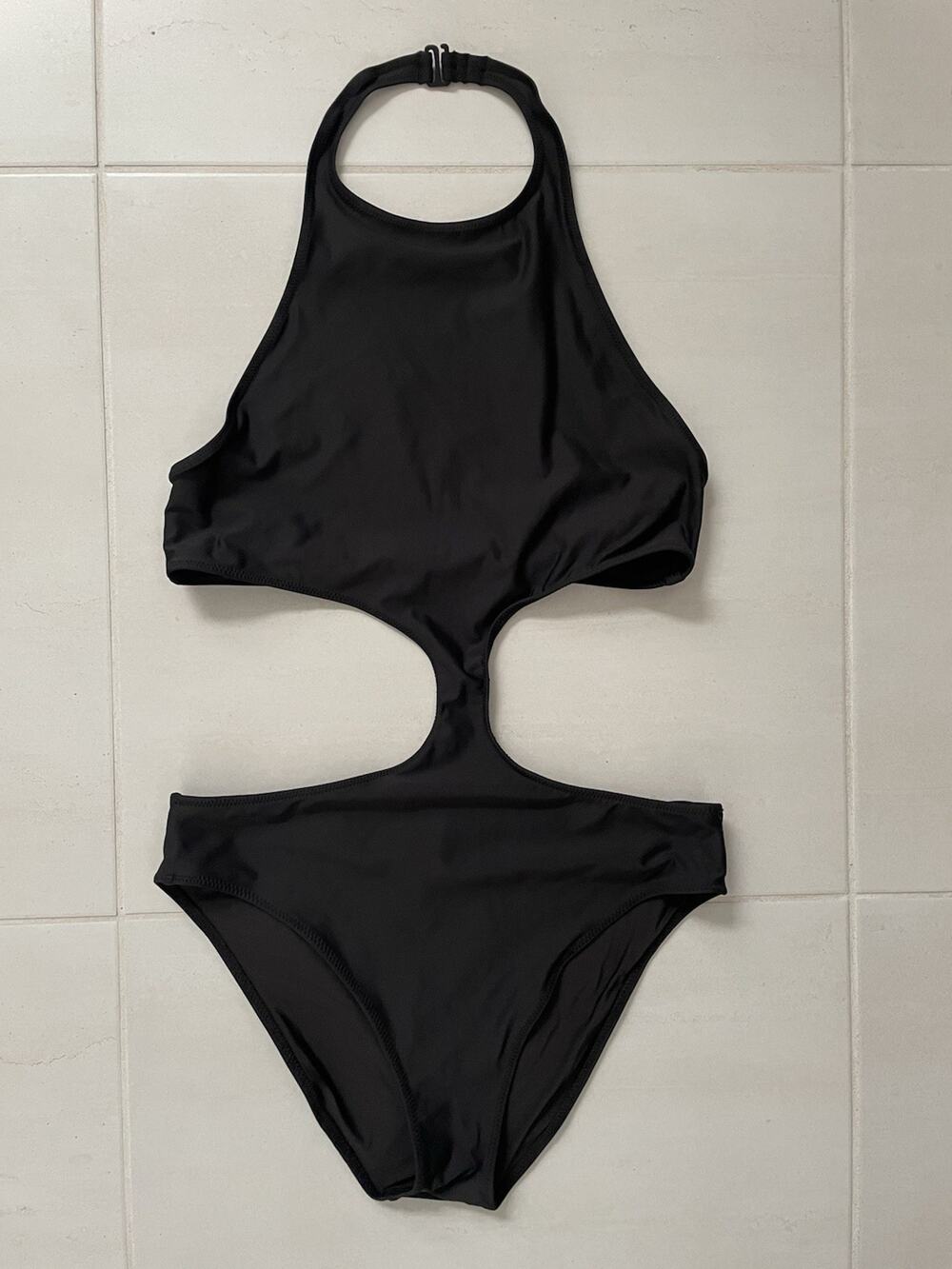 Skims Swim  One Piece Monokini Halter Swimsuit Beach Summer